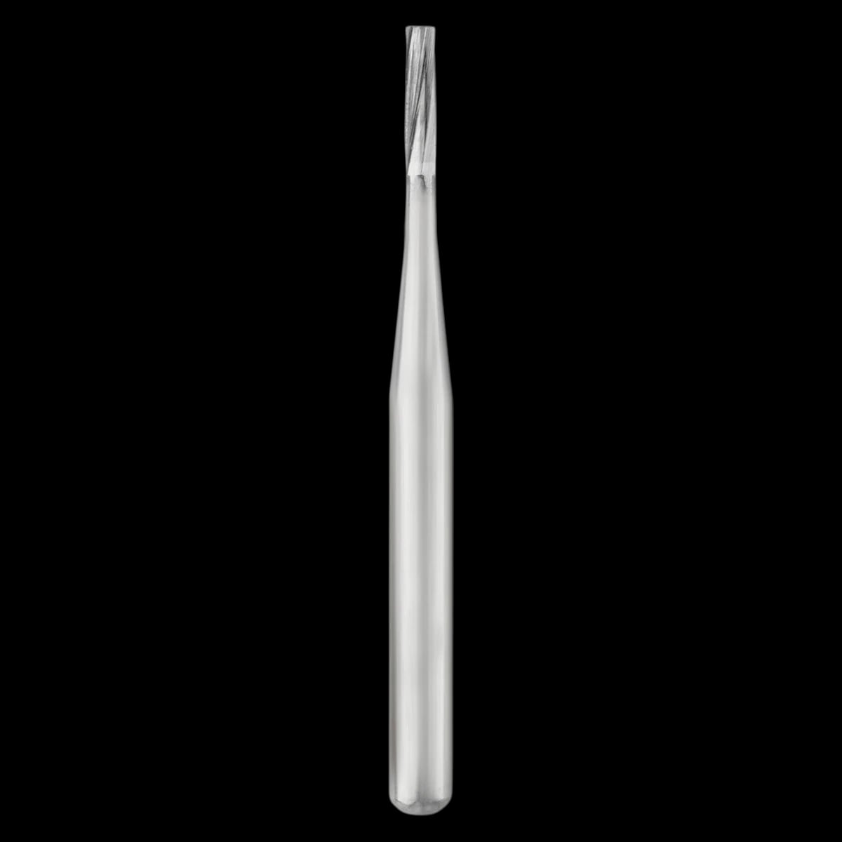 SS White Standard Operatory Carbide Bur, FGSS Friction Grip Short Shank, Straight Fissure Flat End, #56, 0.8 mm Diameter, 3.5 mm Length, 100/Pkg