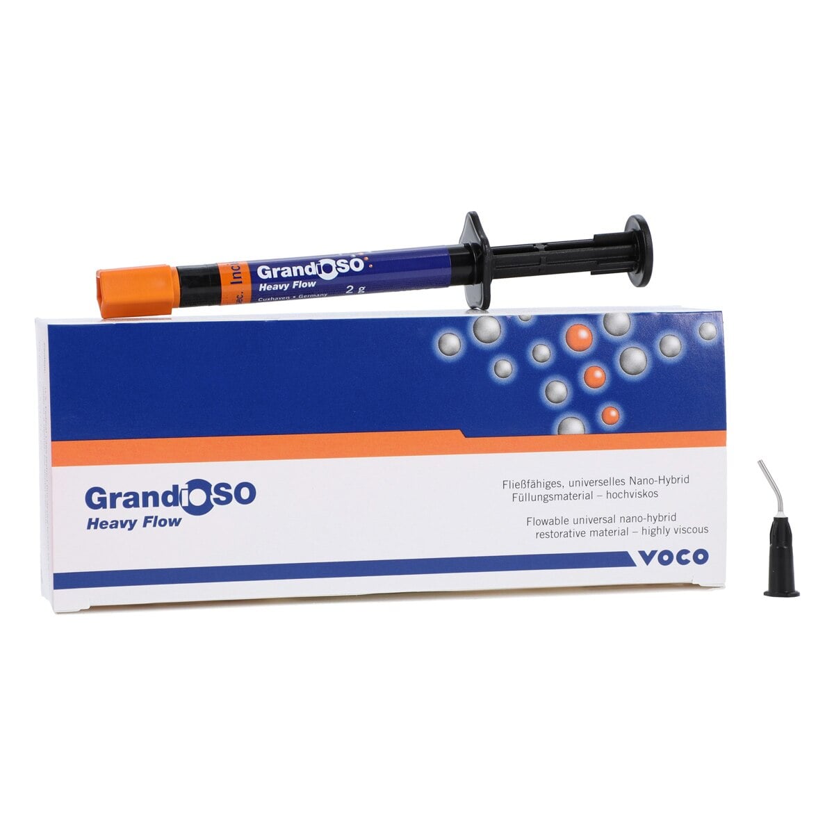 GrandioSO Heavy Flow Flowable Composite, Shade Incisal, 2 g Syringe Refill, 2/Pkg, 2694