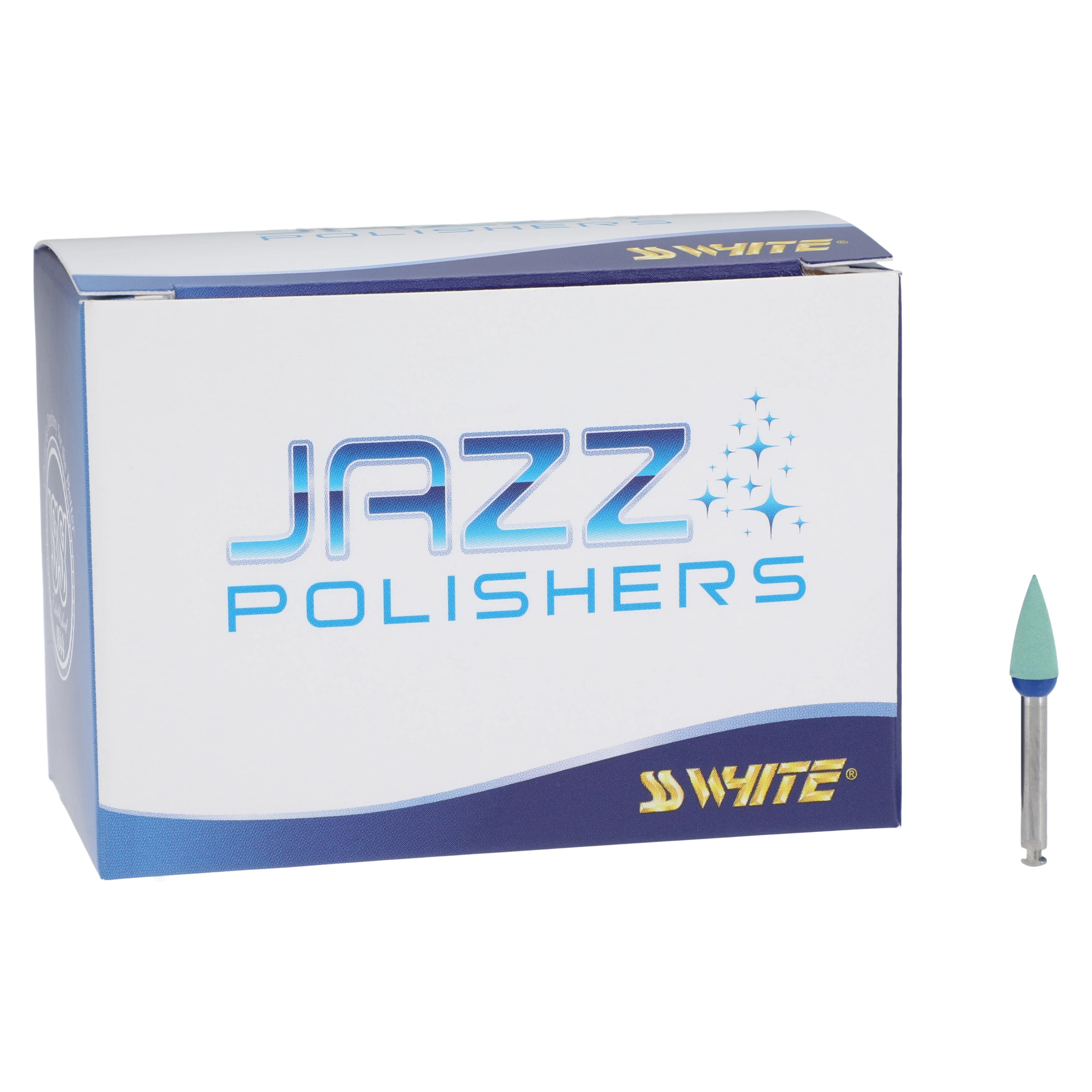 Jazz ZA2S Zirconia-Alumina 2-Step Universal Polishing System, Medium, RA, Flame, 3/Pkg, 89112