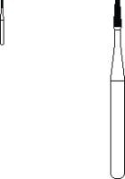 SS White Standard Operative Carbide Burs, FGSS, Taper Flat End Cross Cut, #699, 100/Pk, 13698
