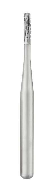 SS White #556 FGSS Straight Flat End Cross Cut Fissure Carbide Burs, Short Shank, 100/Pk, 13506