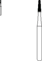 SS White 12-Blade Trimming & Finishing Carbide Bur, FG, Bullet, #7801, 5/Pk, 15801-5