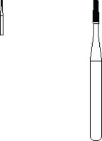SS White Standard Operative Carbide Bur, FG, Taper Flat End Cross Cut, #700, 100/Pk, 13707