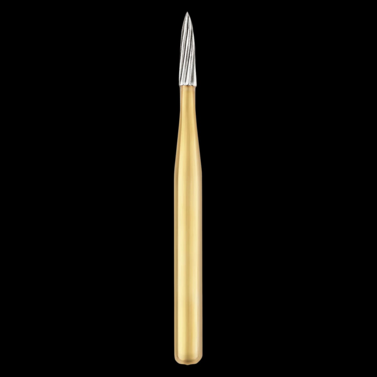 SS White Trimming & Finishing Carbide Burs, 12-Blade, Needle, FG, #7902, 5/Pk, 15093-5