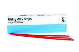 Quala Utility Wax Strips, Small, White, 144/Pk