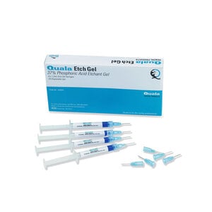 Quala 37% Phosphoric Acid Etch Gel Syringe, 2.0 ml, with Tips, Pack of 4