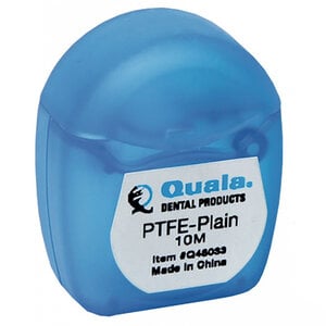 Quala PTFE Dental Floss, Patient Size, Plain, 10 Meters, Case of 72