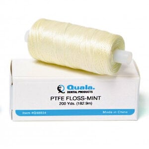 Quala PTFE Dental Floss Refill, Mint, 200 yd per Roll