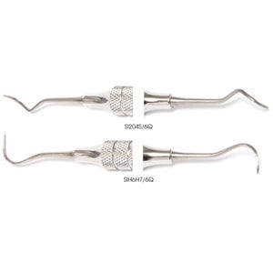 Quala Titanium Implant Scaler Sickle 204S, #6 Handle