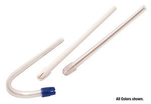 Advance™ Saliva Ejectors, Clear with Blue Tip, Pkg/100