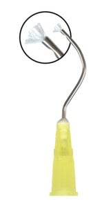 Advance Hemostatic Delivery Brush Tips, 19 Gauge, Yellow, Pack of 100
