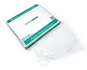Advance Plastic Headrest Covers, 9.5" x 11", Box of 250