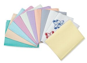 Advance Polyback 4-Ply Towels, 19" x 13", Silver Gray, Case of 500