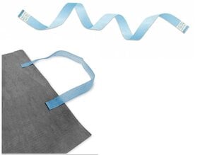 Advance Disposable Adhesive Bib Holders, Blue, Pkg/250