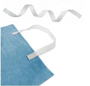 Advance Disposable Adhesive Bib Holders, White, Pkg/250