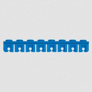 Advance Cassette Rails, Dual Sided 16 Instrument Holder Set, Blue, Set/4