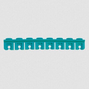 Advance Cassette Rails, Dual Sided 16 Instrument Holder Set, Teal, Set/4