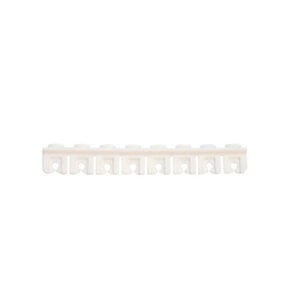Advance Cassette Rails, Dual Sided 16 Instrument Holder Set, White, Set/4