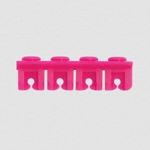 Advance Cassette Rails, Dual Sided 8 Instrument Holder Set, Fuscia, Set/4