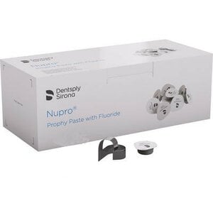 NUPRO Prophy Paste, Orange, Medium Grit, with Fluoride, Box of 200 Cups