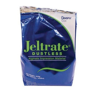 Jeltrate Dustless Alginate Impression Material, Regular Set, Pouch, Pack of 8