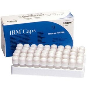 Dentsply Sirona Caulk IRM Intermediate Restorative Material Capsules, 0.34 g, Pack of 50