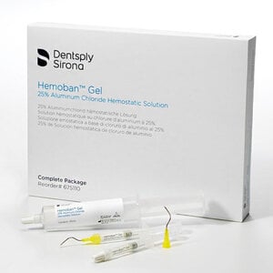 Hemoban Gel Hemostatic Solution 25% Aluminum Chloride Complete Package