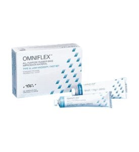 GC America Omniflex Impression Material, One Tube Each - Base 90mL / Catalyst 45mL