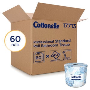 Cottonelle Professional Standard Roll 2-Ply Bathroom Tissue, 60 Rolls (4.09" x 4.00")