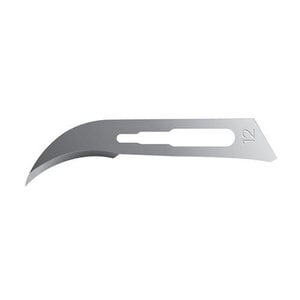 #12 Sterile Stainless Steel Surgical Blade, 150/Box