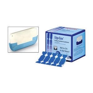 Crosstex Edge-Ease Comfort Cushions, Small, White, 300/Box, BWEEW