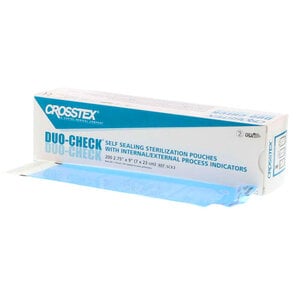 Crosstex Advantage Self-Seal Sterilization Pouches, Class I, 2-3/4" x 9", 200/Bx, SCX3