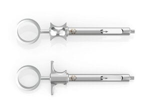 Septodont Eco Wingless Aspirating Syringe, Stainless Steel, Accepts 1.7/1.8 ml Cartridges
