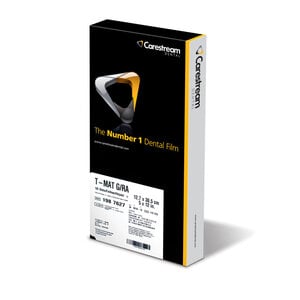 Carestream Health T-MAT G Panoramic X-Ray Film, 5x12 in (12.7x30.5 cm), 50 Sheets, #198-7627