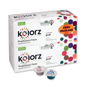 Kolorz Prophy Paste, Assorted Cinnamon & Mint, Coarse Grit, 200 Unit-Dose Cups, 788416