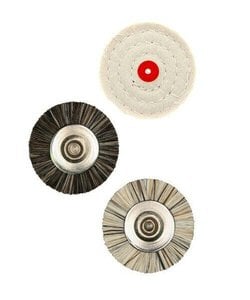 Garreco B-14 Brush Wheel with Plastic Hub, Pack of 12