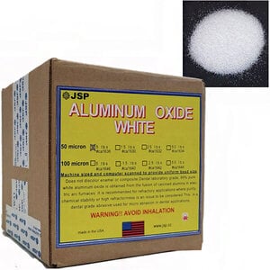Graystar White Aluminum Oxide Abrasive, 50 Microns (240 Grit), 55 lb