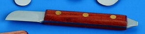 Vista Apex Rosewood Handled Lab Knife #12R, Stainless Steel Blade, 1/Each, 106012