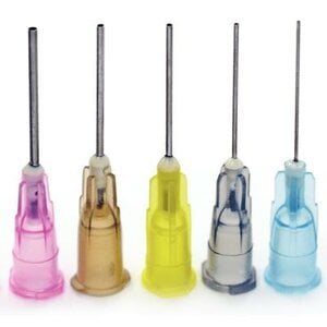 Vista Apex Appli-Vac Needle Tips, 22 Gauge, Black, 3/4" Length, Pack of 100