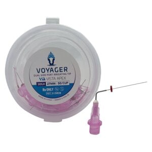 Voyager Irrigation Tips, Purple, Dual Side Port, 30 Gauge, 27mm, Package of 50