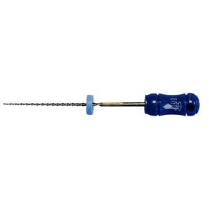 Kerr K-Files, Stainless Steel, Size #30, 25mm, Blue, 6/Box, 06066
