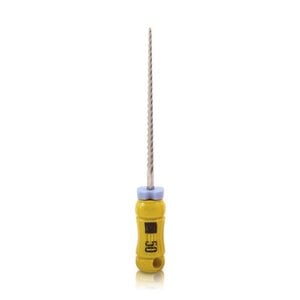 Kerr K-Files B Handle #50 25mm Yellow 6/Box, 06075