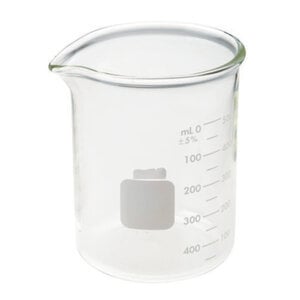 L&R Manufacturing Glass Beaker, 400 ml, Ultrasonic Cleaner, 40005