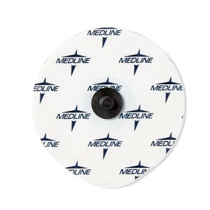 Medline MedGel ECG Electrodes, Foam, Diaphoretic, Pack of 100
