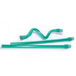 SafeBasics Saliva Ejectors, Clear Green, Mint Scented, 100/Pk