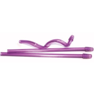 SafeBasics Saliva Ejectors, Clear Red, Strawberry Scented, 100/Pk