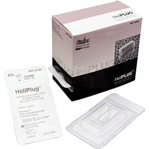 HeliPlug Absorbable Collagen Wound Dressing, 3/8" x 3/4", Sterile, 10/Box, 62202