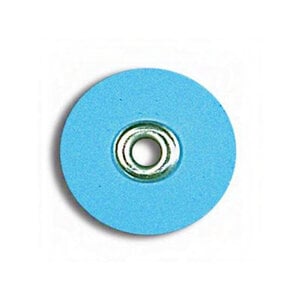 3M™ Sof-Lex™ Contouring and Polishing Discs, Pop-On, 3/8" Diameter, Superfine, Light Blue, 85/Box, 1981SF