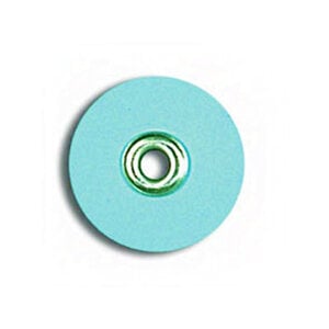 3M™ Sof-Lex™ Contouring and Polishing Discs, Pop-On, 1/2" Diameter, Superfine, Light Blue, 85/Box, 1982SF