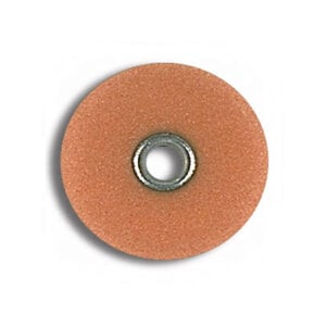 3M™ Sof-Lex™ Extra-Thin Contouring and Polishing Discs Refill, 1/2" Diameter, Medium, Orange, Pop-On, 85/Box, 2382M